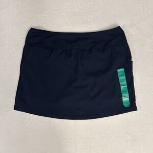 Adidas Golf Skort XL Pull On Blue Stretch Mesh Shorts Pockets Lightweight New